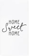 The Cotton & Canvas Co. Home Sweet Home Soft and Absorbent Kitchen Tea Towel, Flour Sack Towel and Dish Cloth...