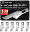 100 Pack Hobby Blades Craft Knife Blade Refill #16 Hobby Knife Replacement Blades with Storage Box for DIY Cutting Caving...