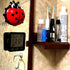 Waterproof Hanging Wall Clock Shower Timer, Large Digital Bathroom Alarm Clock for Kids, Big Visual Kitchen Cooking Countdown Timer, Bath Temperat...