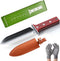 Gardening Hori Hori Garden Knife - Gardening Knife,Soil Knife, Serrated Side Weeding Knife,Digging Knife,Garden Knives with Sheath,Full Tang Hori ...