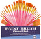 CONDA 25 PCS Paint Brush Set for Artists - Different Shapes Brushes - Professional Paintbrush for Oil, Acrylic Canvas and Watercolor Painting...
