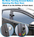 Car Rear View Mirror Wide Rearview Mirror Adjustable Blind Spot Mirror Auto Exterior Side Mirrors Round Convex Panoramic Rear View Mirrors for Car...