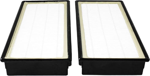 LifeSupplyUSA True HEPA Filter Replacement Compatible with Honeywell HEPAClean HRF-C2, Filter C Air Purifier (2-Pack)...