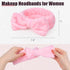 Shindel 6PCS Makeup Headbands for Women, Spa Headband Bow Tie Hair Band Fluffy Head Wraps for Washing Face Skincare Shower Sports Yoga?White and P...