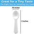 Extra Sturdy, BPA Free 200ct Plastic Tasting Spoons. Disposable Mini Tasters for Small Sampling or Individual Portions of Ice Cream, Sauces and Ap...