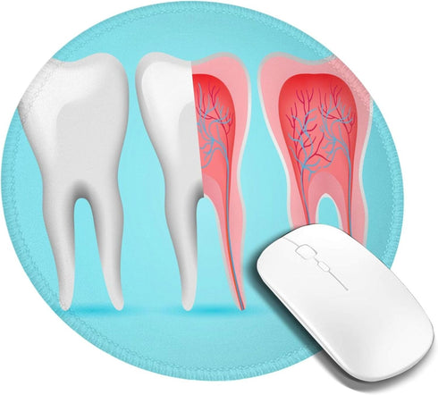 Mouse Pad, Dentist Tooth Mouse Pads Mousepad, Anti-Slip Rubber Mouse Mat Desk Pad for Gaming Office Laptop Computer...