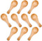 HANSGO 10PCS Small Wooden Spoons, 3 Inch Small Spoons for Spice Jars, Salt, Grains, Sugar, Coffee, Honey, Dessert, Tea, Mini Wooden Teaspoons for ...
