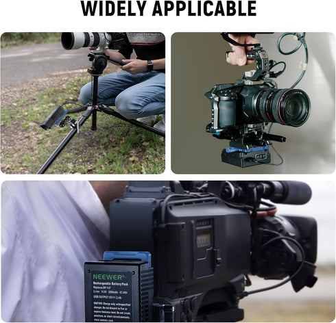 NEEWER Mini V Mount Battery Plate with 1/4" Thread and Quick Release Button, Compatible with FXLION Sony NEEWER V Mount Batteries and 15mm Rod Cla...
