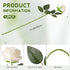 Tifuly White Roses Artificial Flowers -12 pcs Realistic Single Long Stem Fake Silk Roses Bouquet for Party Home Wedding Centerpiece Office DIY Dec...