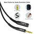 3.5mm Extension Cable, 10 Feet 3.5mm Headphone Extension Cables, Male to Female 3.5 mm Headphone Extender Cord for Earphone iPhone iPad Smartphone...