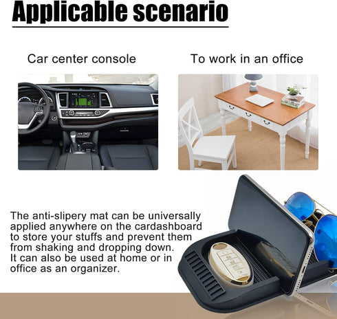 Anti-Slip Gel Pad Car Dashboard Stand for Navigation Cell Phone, Black......