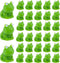 30pcs Resin Mini Frogs, Green Miniature Tiny Frog Figurines Cute Frog Decor Mini Garden Decorations Resin Animals for Landscape Dollhouse DIY Craf...