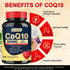 Coq10 200mg Upgraded, 6X High Absorption with Vitamin E & PQQ & Black Pepper Extract, Co q 10 Supplement for Heart Supports & Energy Production, C...