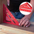 Kapro - 446 High Definition Anodized Rafter Square - Resists Wear and Corrosion - Features Conversion Table and Protractor - Lightweight & Compact...