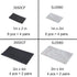 Dual Lock Fastener 2in x 4in 4pcs,Reclosable Interlocking Tape Heavy Duty EZ Pass Holder, Adhesive Hook Lock Sticky Back Mushroom Mounting Tape Bl...