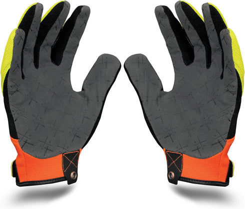 Ironclad mens Work Gloves EXO PRO HI VIZ , Hi-viz Yellow & Orange, XX-Large US...