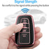Tukellen for Toyota Key Fob Cover with Keychain,Special Soft TPU Key Case Protector Compatible with 2020-2022 Highlander Corolla Prius,2018-2024 R...