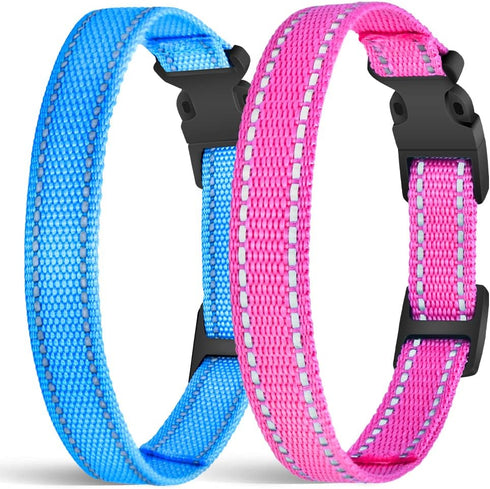 PetJoy Shock Collar Replacement Collar Strap, Reflective Dog Collars Strong, Durable & Adjustable Dog Collar- 2 Piece Set Collar for Dogs...
