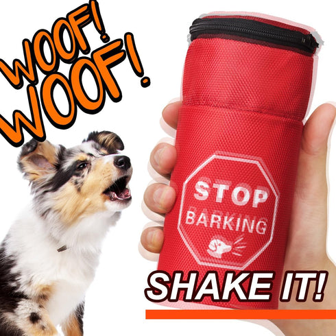 Dog Shaker Can, Stop Barking, Dog Bark Silencer, Barking Deterrent, Dog Training & Behavior Aids, Anti Bark Control, No Shock, Loud, Pet Corrector...