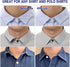 Collar Stays for Polo Shirts, No Curl Collar Polo Shirt Collar Stays, Polo Shirt Collar Fixed Great for Any Shirt with Collar...