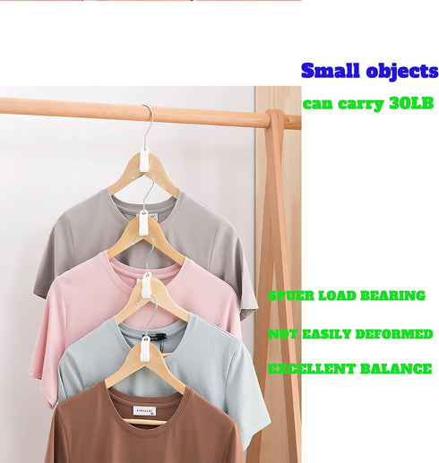 Clothes Hanger Connector Hooks 50PCS Plastic Hooks Cascading Hangers Space Saving Organizer for Heavy Duty Clothes Closet...