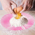Silicone Baking Mat, Cake Mat Round Silicone Baking Mat Small Silicone Kneading Mat Pastry Baking Mat Round Silicone Mat with Size Measurement Spe...