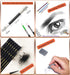 31 Drawing Sketching Pencils Kit, Portable Artist Supples Travel Case Set has Graphite, Charcoal, white color pencil, Blending Stump, gift for Adu...