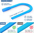 Dryer Vent Cleaner Kit Dryer Lint Vacuum Attachment with Stretch Universal Connector, Dryer Vent Cleaning Tool Vacuum Hose Lint Remover, Blue...