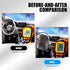 gunhunt 1 Pack Car Steering Wheel UV Reflector, 18.11In x 18.11In Foldable Steering Wheel Heat Insulation Cover, Keep Your Vehicle Cool, Universal...