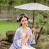 Long Tassel Headbands Hairband Simulated Pearl Leaf Tiaras and Crowns Hanfu Forehead Jewelry for Women Girls Hair Accessories (Metal Color : Style...