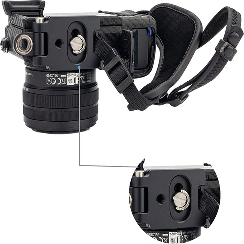 Kiorafoto 40MM Universal Arca Swiss Quick Release Plate with 1/4"-20 Screw & Adjustable Neck Strap Connect Eyelet for Tripod Ball Head, Camera Han...