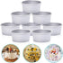HomeMall 4 Inch Aluminum Round Cake Pan, 8 Pieces Non-stick Mini Cake Baking Pan - Layer Baking Round Cake Pans Set for Home Kitchen DIY Baking To...