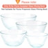1 Pack Silicone Replacement Lids Only Fit for Pyrex 7404-S 4.5 Quart Sculpted Clear & Sculpted Tinted Glass Mixing Bowls, Extra Large Size Silicon...