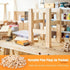 Solid Wood Pocket Hole Plugs and Pocket Hole Screws for Pocket Hole Jig Woodworking Tool ?50 Pack?...