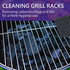 Premium 6 Pack Griddle Cleaning Pads - Heavy Duty 4x5 inch Size for Effortless Grime Removal - Professional Grade Scrubbers for Metal Grills, Spar...