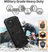 iPhone 12 Pro Max Metal case with Kickstand Built-in Screen Protector Case Sturdy Military Armor Durable Full Body Heavy Duty Shockproof Drop Test...