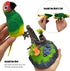 Tipmant Electronic Bird Toys Electric Parrots Animal Pets Move Chirp Realistic Home Office Room Decoration Kids Birthday Gifts (Green)...