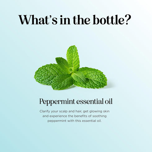 Peppermint Essential Oil for Diffuser Aromatherapy - 100% Pure Peppermint Oil for Hair Skin and Nails Plus Undiluted Refreshing Aromatherapy Essen...
