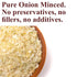 The Spice Way Minced Onion - 8 oz - bulk dehydrated onions flakes more coarse than powder or granules...