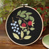 Sanlykate Full Range Embroidery Starter Kit - Embroidery Cloth with Pattern and Instructions, including Bamboo Hoop, Color Threads, Tools Kit for ...