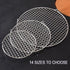 Round Steaming Rack with Legs Cooling and Baking Barbecue Rack Dia 8.9" 304 Stainless Steel Straight Wire for Air Fryer Instant Pot Pressure Cooke...