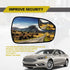 Passenger Right Side Mirror Power Heated Mirror Glass Passenger Right Side Compatible With 2013-2020 Ford Fusion Replace# DS7Z17K707B...