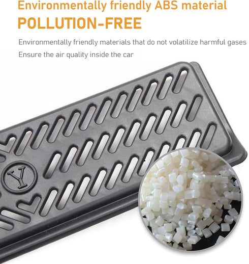 Pack-2 Car Under Seat Air Outlet Vent Cover, Car Backseat Air Vent Cover, Waterproof Backseat Air Flow Vent Grille Protector Compatible with Tesla...