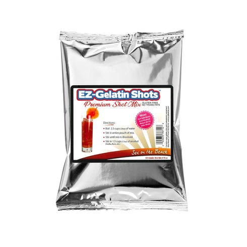 Sex On The Beach Jello Shot Mix 6.78 oz - Premium Gluten-Free Jello Mix for Tasty Jello Shots - Easy to Make EZ Gelatin Powder Mix for Jello Shots...