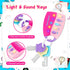 Skylety Musical Smart Remote Key Toy Fake Car Toy Keys with Sound and Lights Fun and Educational Key Toys for Travel Play (Pink)...
