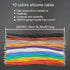 ZH 1.5MM Connectors and 28AWG Pre-Crimped Silicone Cables kit Compatible with JST ZH 1.5 Connector 2/3/4/5/6/7/8/9/10 Pin Housing Adapter Cable wi...