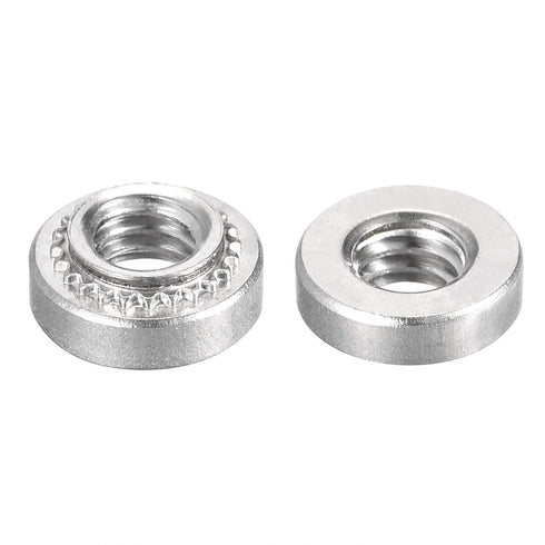 uxcell Self -Clinching Nuts,#8-32 x 0.14-Inch Stainless Steel Rivet Nut Round Head Steel Metal Sheet Mounting Hardware Fastener 100pcs...