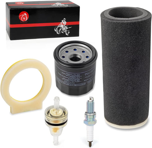 Air Filter Foam & Oil Filter spark plug Compatible with Yamaha Grizzly 660 2002 2003 2004 2005 2006 2007 2008 1UY-14451-00-00...