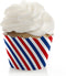 Big Dot of Happiness Red, White and Blue - Memorial Day and 4th of July Party Decorations - Patriotic USA Party Cupcake Wrappers - Set of 12...