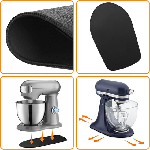 Mixer Slider Mat for Kitchenaid 4.5-5Qt Stand Mixer, Kitchen Appliance Sliding Mat Slide Pad Mixer Mover Slider for KitchenAid 4.5-5 Qt Tilt-Head ...